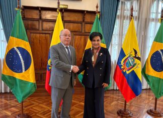 Diplomacia e negócios:Mauro Vieira concretiza projetos com o Equador